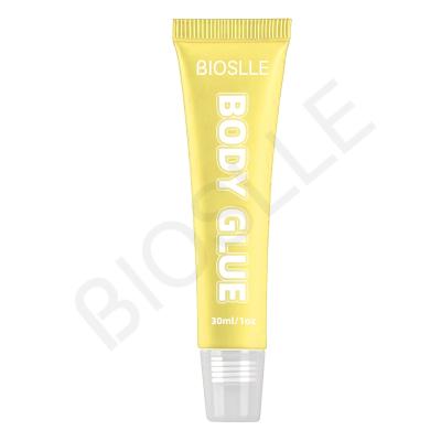 Private Label Roll-on Body Glue Cloth for Oily Dry Skin Gentle on Body Adhesive Glue Dancers Dress Bra Straps Skin Glue for Body