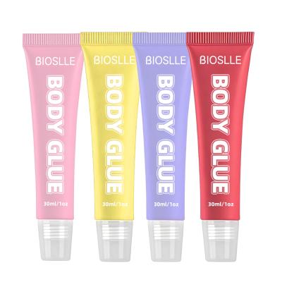 Private Label Body Glue Cloth for Skin Safe Transparent Body Glue for Skin Adhesive for Dancers Cosmetics Body Adhesive Glue