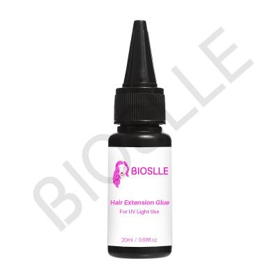  BIOSLLE Hair Extension Glue 20ml for UV lights Use